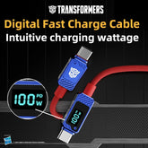 TF-A18 100W/60W USB-C to USB-C Fast Charging Cable – Nylon Type-C Cord